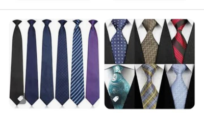 checked and plain ties